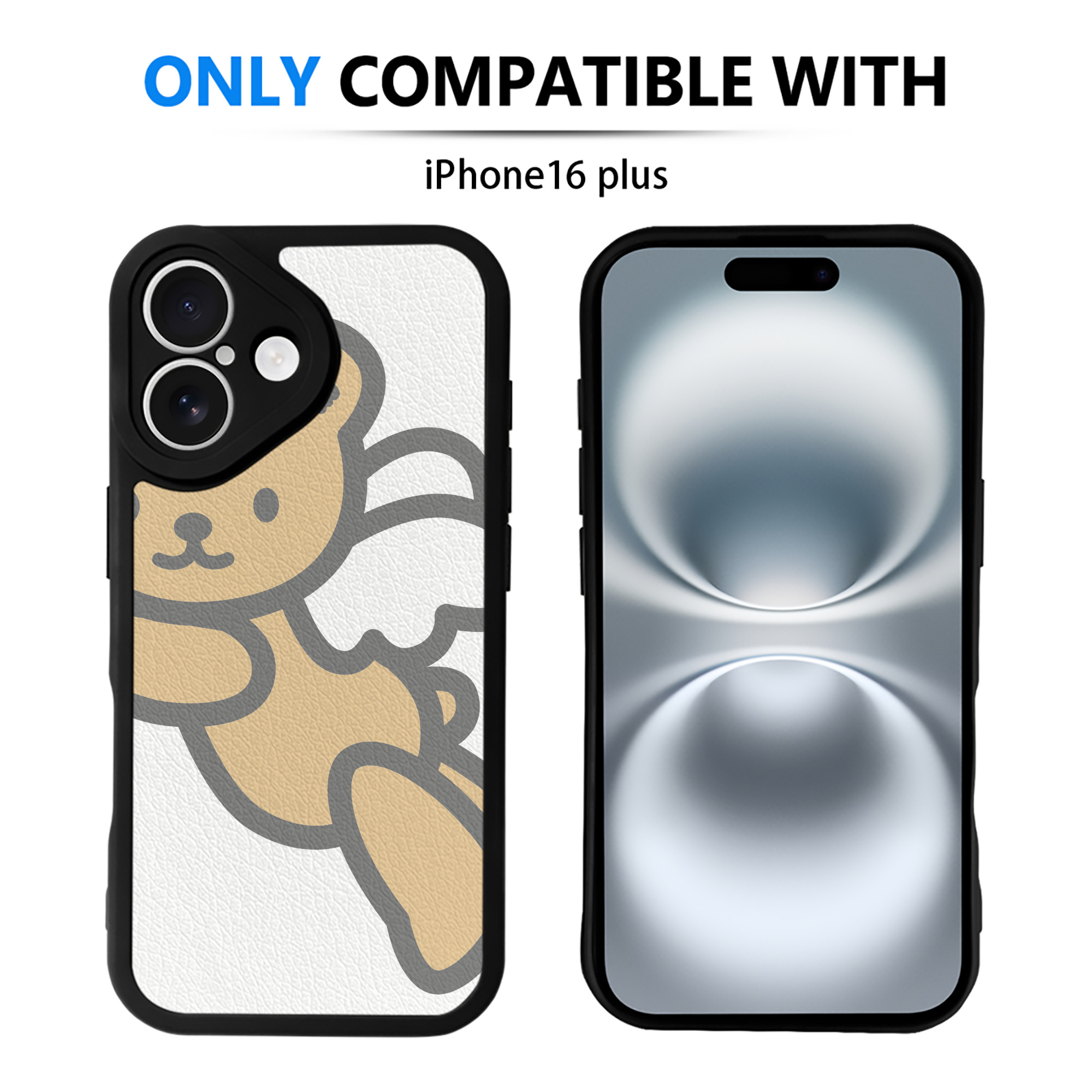 （画像用） Hello Kitty ハローキティ 【iPhone 16シリーズ対応】シリコンスマホケース（レザー調） 材質：シリコン